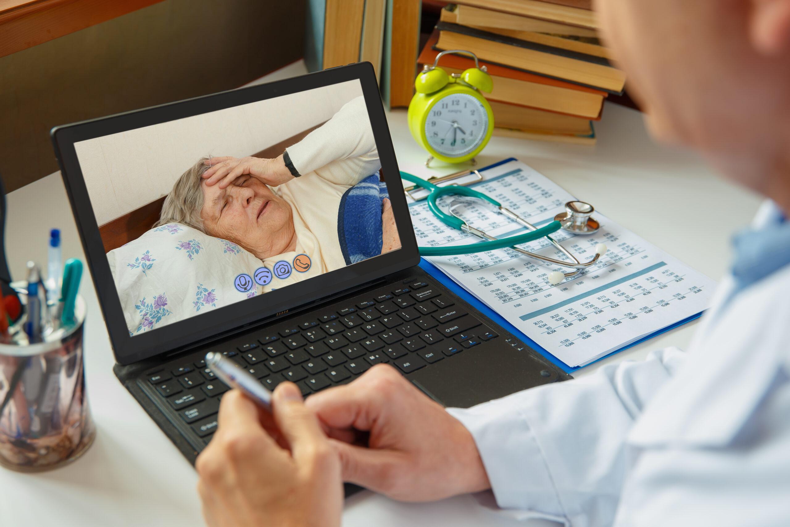 hospice software remote visit from doctor